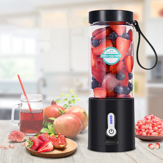 530ML Electric Juicer Portable Smoothie Blender USB Rechargeable Food Processor Fruit Mixer Machine Mini Juicer Blender Cup-4