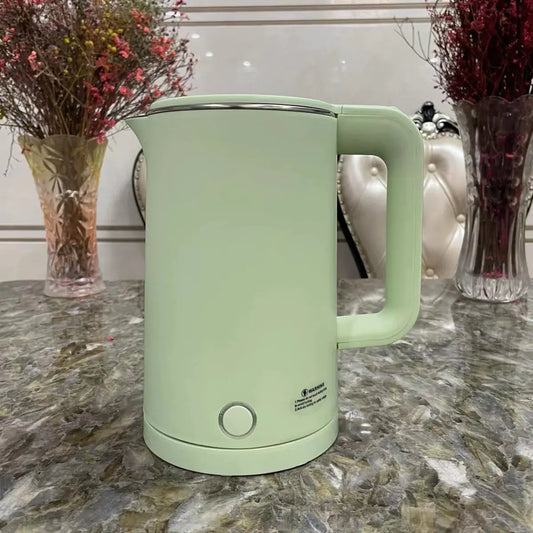 Electric Stainless Steel Kettle with UK and EU Plugs