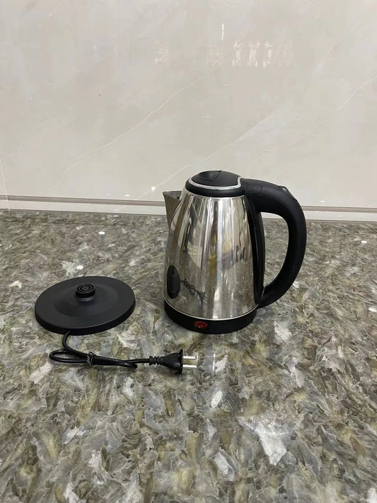 Electric Stainless Steel Kettle with UK and EU Plugs